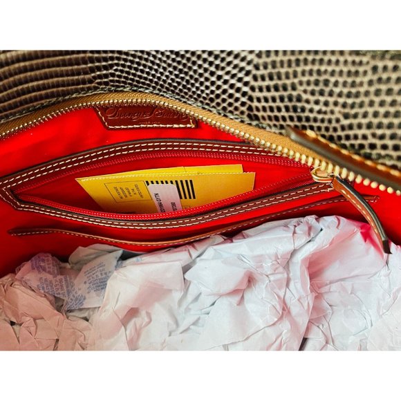 NWT Dooney & Bourke Embossed Lizard Tote -BLIZD 1964 GYTN - Picture 10 of 10